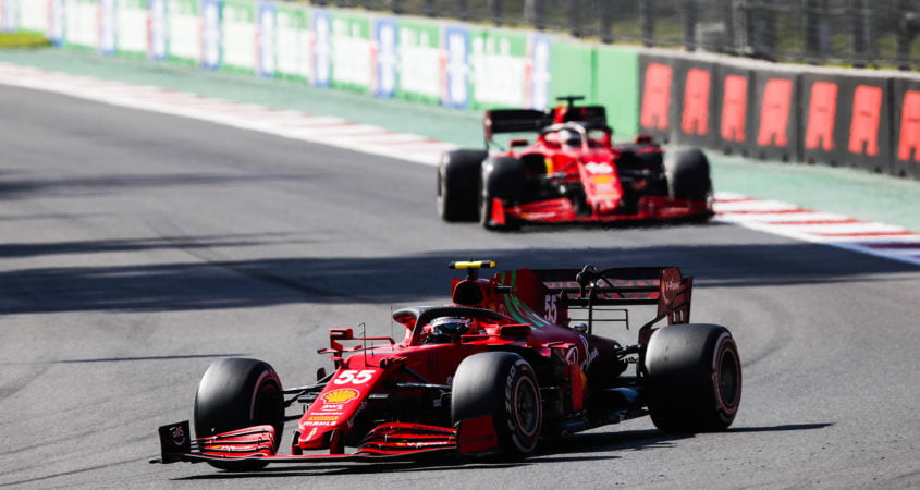 Carlos Sainz en Charles Leclerc