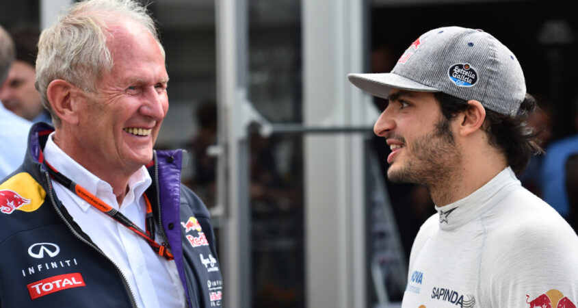 Helmut Marko en Carlos Sainz