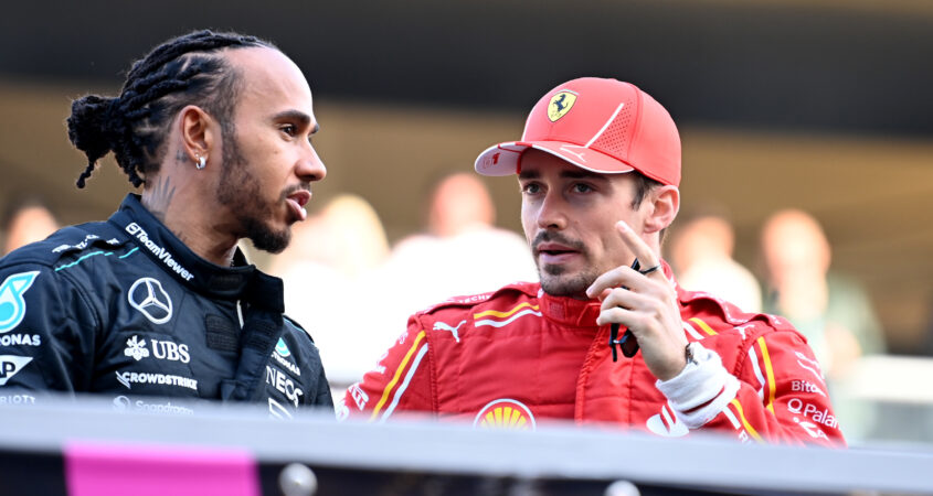 Lewis Hamilton Leclerc
