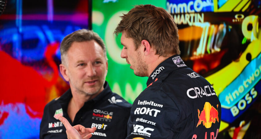 max verstappen en christian horner